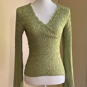 Green Komarov blouse size Medium